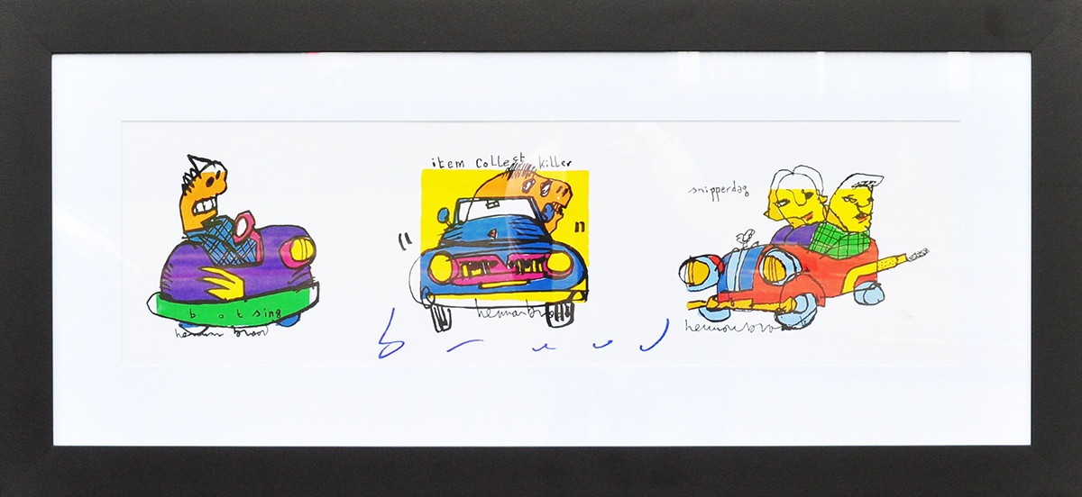 Herman Brood + Drieluik Cars